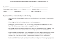 Locker Rental Agreement Fill Online Printable Fillable With Regard To Self Storage Business Plan Template