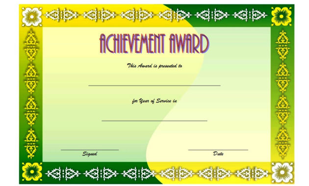 Long Service Award Certificate Templates 7 Official Inside Diploma Certificate Template Free Download 7 Ideas