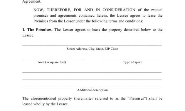 Louisiana Commercial Lease Agreement Template Download For Business Lease Agreement Template