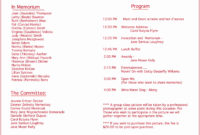 Lovely Family Reunion Agenda Template Audiopinions Pertaining To Class Reunion Agenda Template