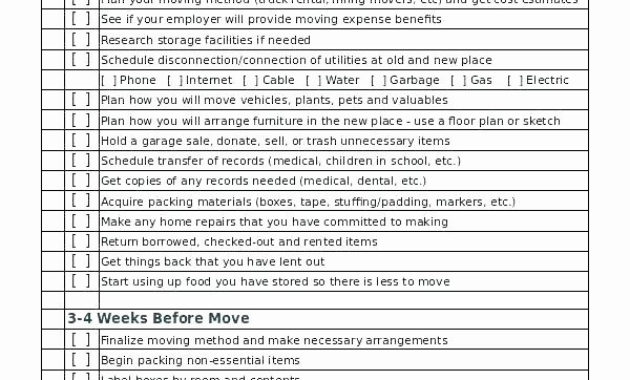 Lovely Office Move Checklist Template Audiopinions With Business Relocation Plan Template