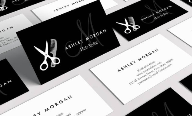Make Your Own Business Card From 20000 Designs Inside Hair Salon Business Card Template