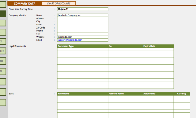 Manufacturing Business Accounting Templates Throughout Business Accounts Excel Template