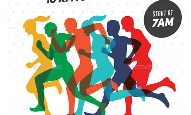 Marathon Event Flyer Templatevectorvactory Graphicriver With Regard To Marathon Certificate Template 7 Fun Run Designs