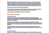 Marketing Plan Executive Summary Templates Room Surf With Executive Summary Template For Business Plan