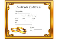 Marriage Certificate Editable Templates 10 Best Ideas For Best Free Editable Wedding Gift Certificate Template