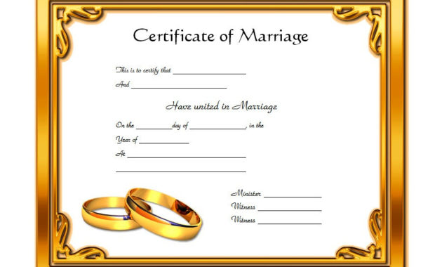 Marriage Certificate Editable Templates 10 Best Ideas For Best Free Editable Wedding Gift Certificate Template