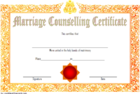 Marriage Counseling Certificate Template 7 Beautiful Intended For Printable Free Printable Best Husband Certificate 7 Designs