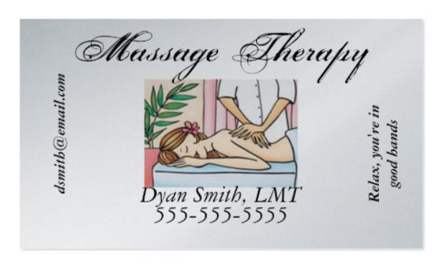 Massage Therapy Business Cards Zazzle Intended For Massage Therapy Business Card Templates
