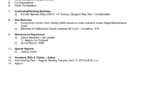 Meeting Agenda Sample In Word And Pdf Formats Within Meeting Agenda Template Word 2010