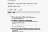 Meeting Agenda Template 2019 • Invitation Template Ideas In Meeting Invite With Agenda Template