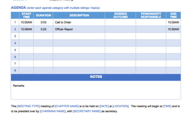Meeting Agenda Template Business Mentor With Regard To Quality Simple Meeting Agenda Template
