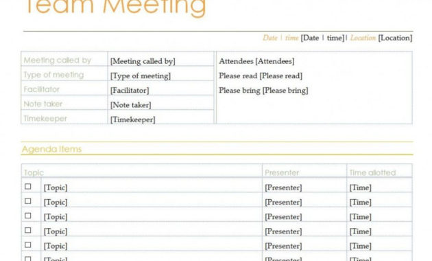 Meeting Agenda Template Doc Database Letter Templates Throughout Meeting Invite With Agenda Template