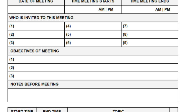 Meeting Agenda Template Pertaining To Hoa Meeting Agenda Template
