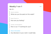 Meeting Agenda Template Weekly 1On1 Regarding 1 On 1 Meeting Agenda Template
