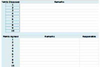 Meeting Minutes Template Sample Mous Syusa For Minute Meeting Template Free