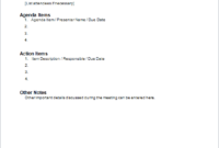 Meeting Minutes Templates For Word Within Minute Of Meeting Template Doc