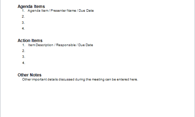 Meeting Minutes Templates For Word Within Minute Of Meeting Template Doc