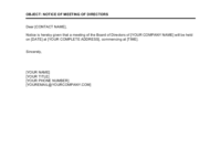 Meeting Notice Template Sample Get Free Calendar For Meeting Notice Template