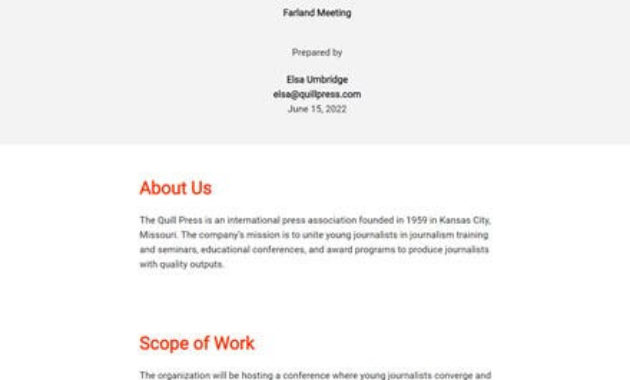 Meeting Request For Proposal Template Word Google Docs With Regard To Quality Conference Proposal Template
