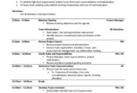 Meeting Schedule Template Template Business Intended For Conference Proposal Template