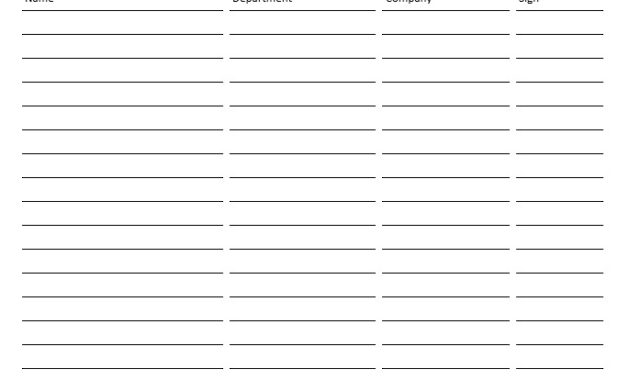 Meeting Sign In Sheet Template For Best Meeting Sign In Sheet Template