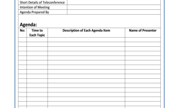 Meetingagendatemplatedoc Writer Templates Wps Template Inside Meeting Agenda Template Word Free