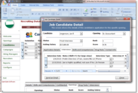 Microsoft Access Employee Recruiting Template Opengate Intended For Small Business Access Database Template