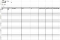 Mileage Log Excel Emmamcintyrephotography Regarding Best Vehicle Fuel Log Template