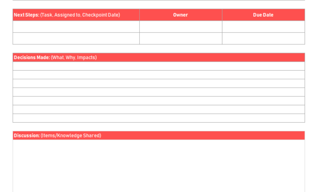 Minutes Of Meeting Template 16 Excel Word Pdf Inside Minutes Of The Meeting Template