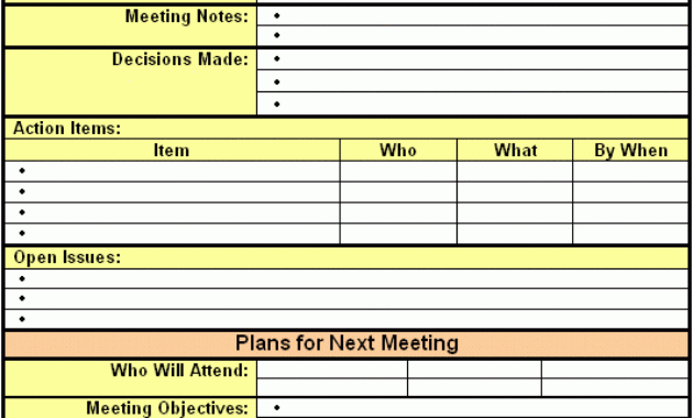 Misc Templates Archives Page 4 Of 7 Word Ms Templates For Meeting Notes Template Word