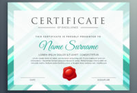 Modern Blue Certificate Design Template Download Free Pertaining To Awesome Certificate Border Design Templates