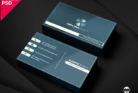 Modern Corporate Business Card Template Psddaddy Intended For Plain Business Card Template Microsoft Word