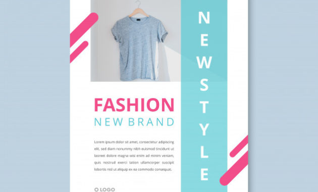 Modern Fashion New Brand Business Flyer Template Premium Inside New Business Flyer Template Free