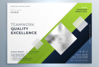 Modern Green Business Flyer Brochure Presentation Template In Presentation Handout Template
