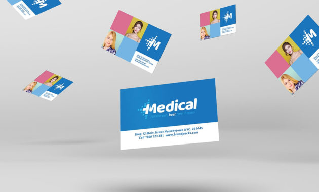 Modern Medical Business Card Template In Psd Ai Vector With Regard To Medical Business Cards Templates Free