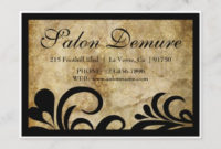 Modern Sophisticated Salon Gift Certificates Zazzle Regarding Printable Salon Gift Certificate