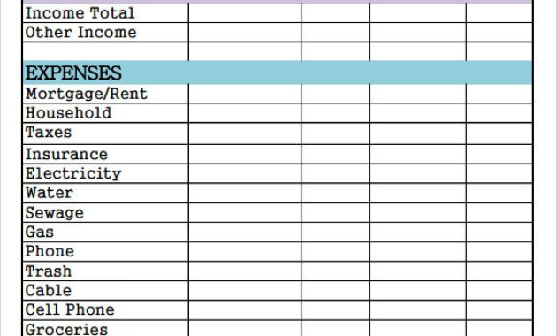 Monthly Budget Template Pdf How Monthly Budget Template For Business Budgets Templates