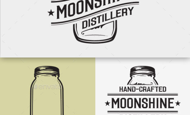 Moonshine Distillery Logodesignpoint Graphicriver With Distillery Business Plan Template