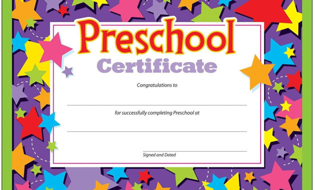 Most Free Printable Preschool Graduation Certificate In Kindergarten Graduation Certificate Printable