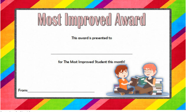 Most Improved Student Certificate 10 Template Designs Free Within Best Free Teamwork Certificate Templates 10 Team Awards