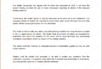 Mou Template Between Distributor And Dealers Dotxes With Regard To Template For Memorandum Of Understanding In Business