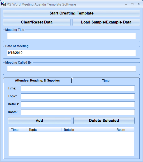 Ms Word Meeting Agenda Template Software Screenshot X 64 Pertaining To Meeting Agenda Template Word Free