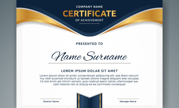Multipurpose Professional Certificate Template Design Regarding Best Leadership Certificate Template Designs