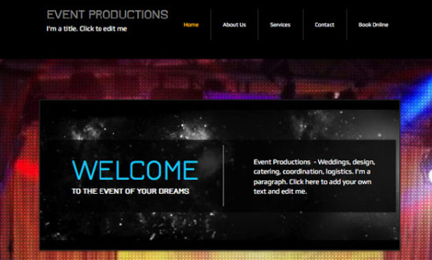 Music Production Wix Template Wix Music Template For Independent Record Label Business Plan Template