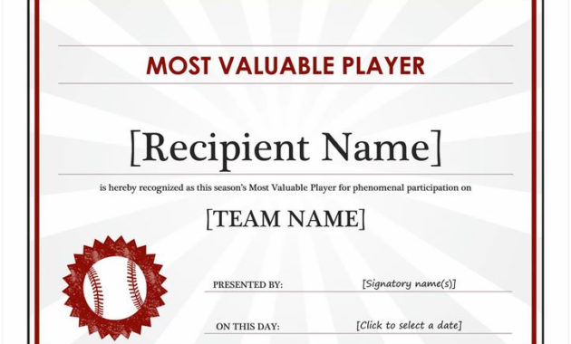 Mvp Award Mvp Award Template Mvp Awards Within Rugby League Certificate Templates