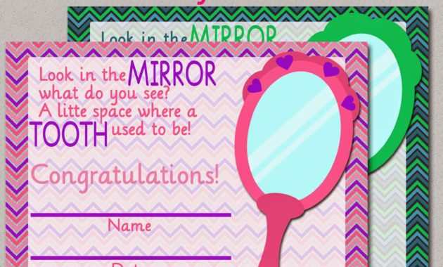 My Fashionable Designs Free Printable Tooth Fairy Inside Free Tooth Fairy Certificate Template