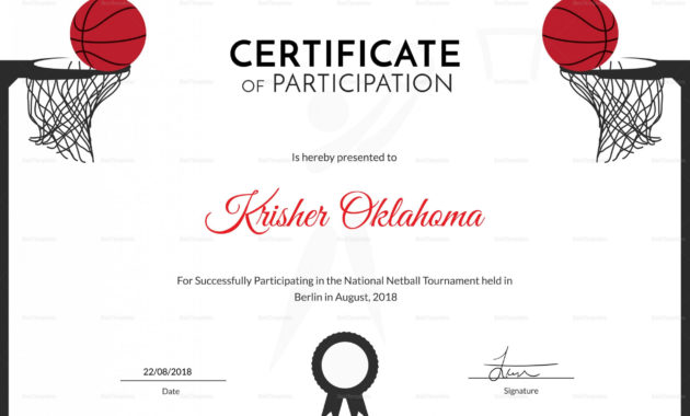 Netball Certificate Template Free Do You Know How Many Inside Netball Certificate Templates