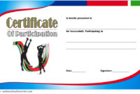 Netball Participation Certificate Templates 7 With Regard To Printable Volleyball Participation Certificate