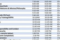 New Employee Orientation Agenda Template Pertaining To All Hands Meeting Agenda Template